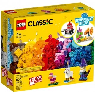 LEGO Classic 11013 Creative Transparent Bricks Lego ve Yapı Oyuncakları kullananlar yorumlar